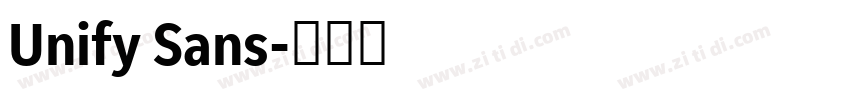 Unify Sans字体转换 Unify Sans字体转换